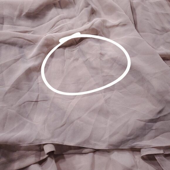 READ Birdy Grey Moni Convertible Bridesmaid Dress Taupe Beige Size Small - Picture 8 of 10